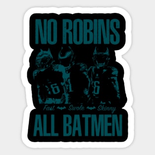 Philadelphia Eagles Batmen Sticker